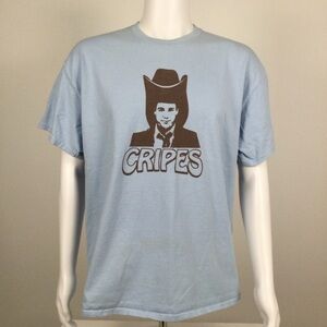 👛 (ANY 2/$20) GILDAN 100 Percent Cotton Short Sleeve Tee|Barnaby Jones “CRIPES”